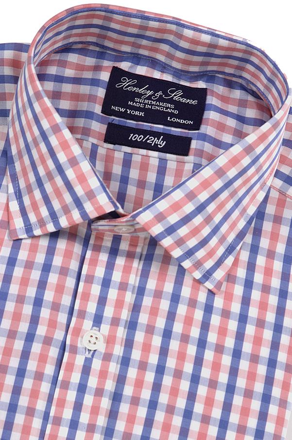 Pink/Blue Gingham Shirt