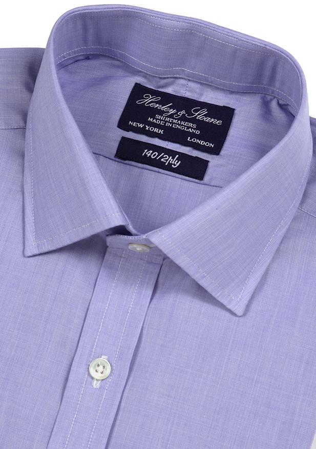 Blue End-on-End Shirt