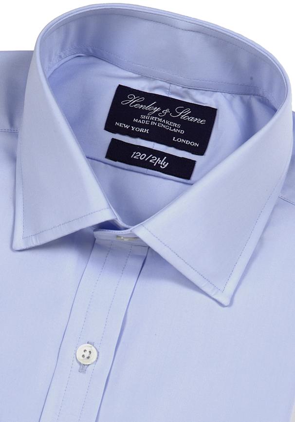 Pale Blue 120's Shirt