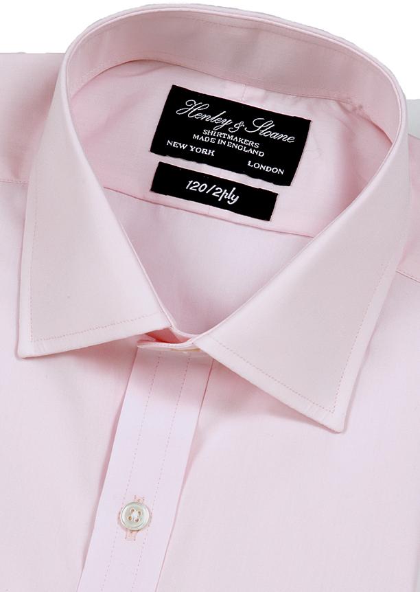 Pale Pink 120's Shirt