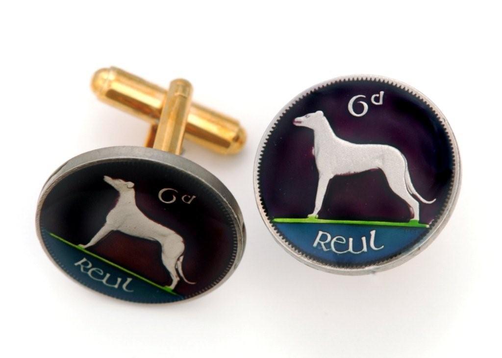 Painted Coin Cufflinks