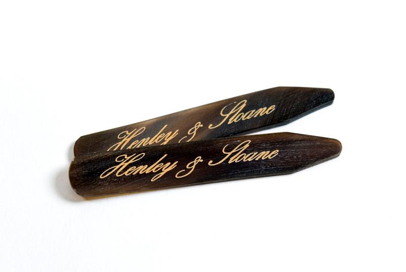 Buffalo Horn Collar Stays