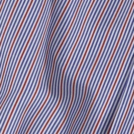 Blue/Red/White Stripe Cotton 120's Boxers