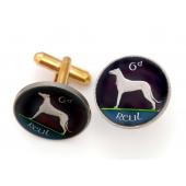 Painted Coin Cufflinks
