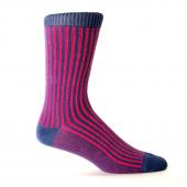 Fancy Vertical Stripe Sock