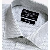 Blue/Green/White Micro Check