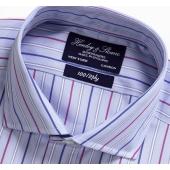 Blue/Purple/White Stripe Shirt