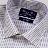 Blue/Yellow/White Stripe 100's Shirt